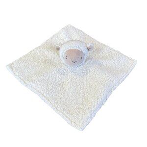 PARENT'S CHOICE Ivory Lamb Soft Lovey Security Blanket Plush for Baby